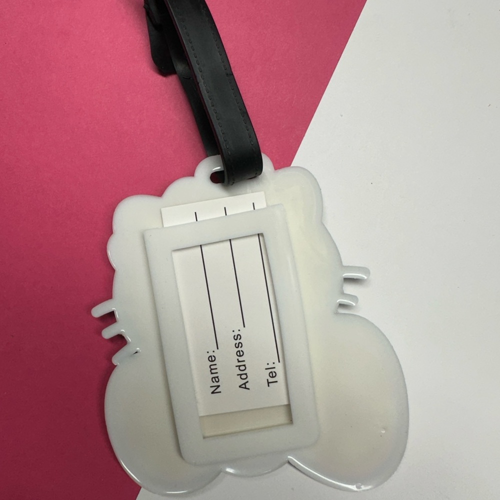 Hello Kitty Vintage 3D silicone luggage Bag name tag - Picture 2 of 6